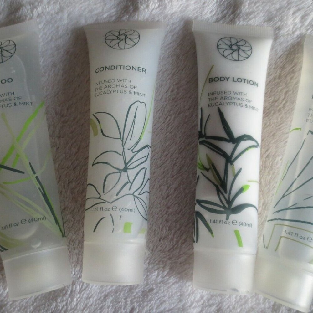 Travel Set Refreshing Body Wash Lotion Shampoo Hydrating Conditioner MGM Resort
